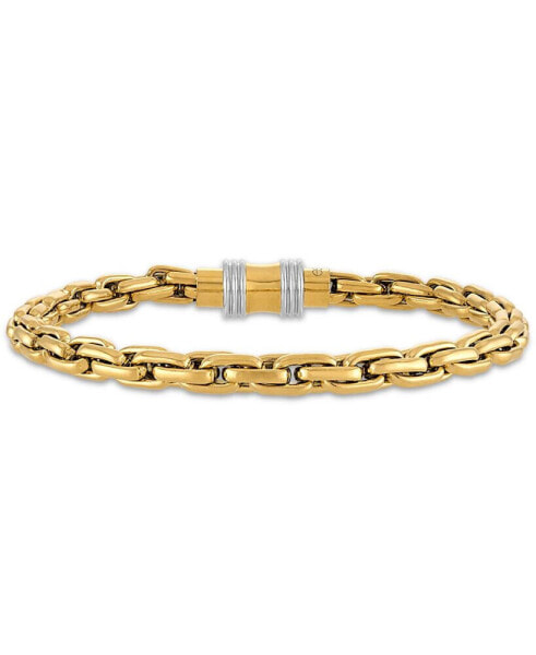 Elongated Oval Link Chain Bracelet in Stainless Steel, Created for Macy's