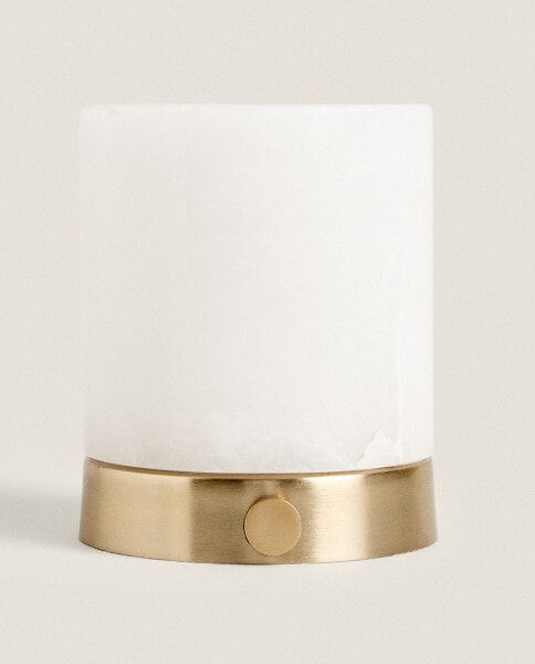 Alabaster table lamp