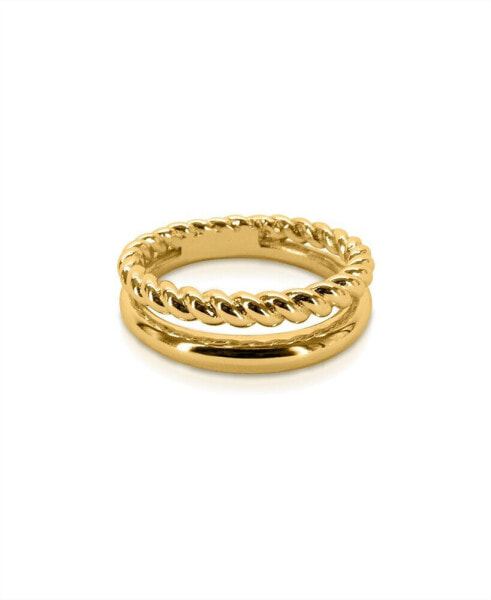 Pheonix Ring in 18k Gold- Plated Brass