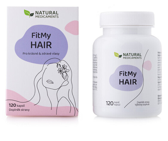 Витамины для здоровья волос Natural Medicaments FitMy Hair 120 капсул