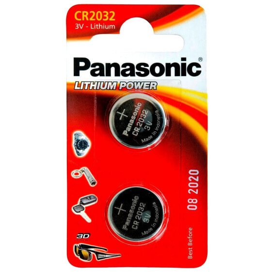 PANASONIC 1x2 CR 2032 Lithium Power Batteries