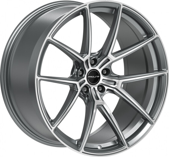 Proline PFR forged matt grey polished 10.5x21 ET19 - LK5/112 ML66.5