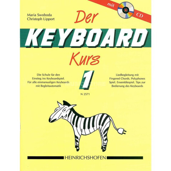 Heinrichshofen Der Keyboard-Kurs 1 mit CD Maria Swoboda