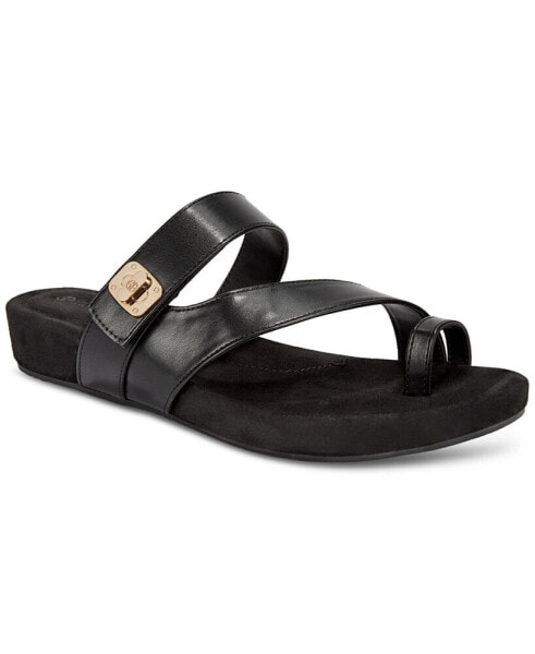 Women's Rilleyy Memory Foam Footbed Flat Sandals, Created for Macy's