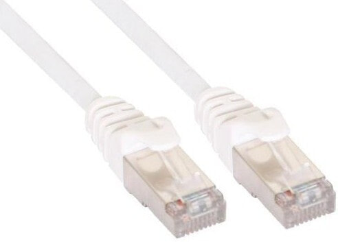 InLine Patch Cable SF/UTP Cat.5e white 1.5m