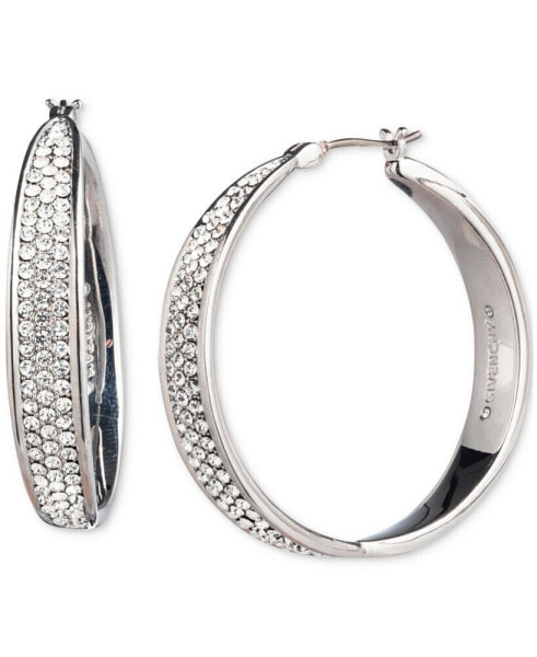 Серьги GIVENCHY Pavé Hoop