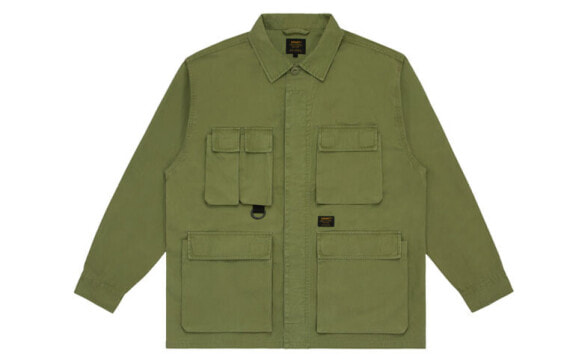 Carhartt WIP 多口袋休闲衬衫 男款 绿色 送礼推荐 / Футболка Carhartt WIP CHXSTA201009E-GRX