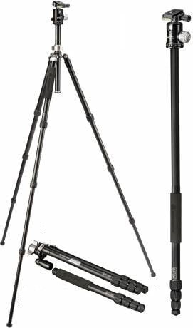 Bresser Optics BX-25 Pro - 3 leg(s) - Black - Silver - 185 cm - 2.7 kg