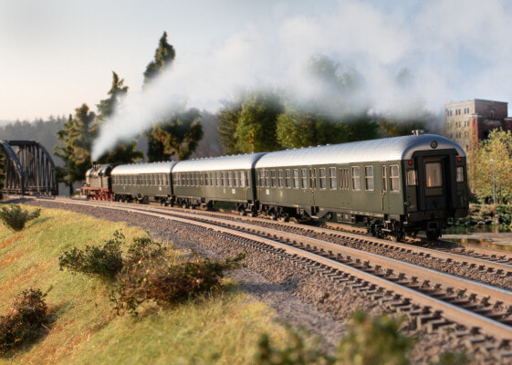 Trix 23176 - Train model - HO (1:87) - 15 yr(s) - Green - Model railway/train - 282 mm