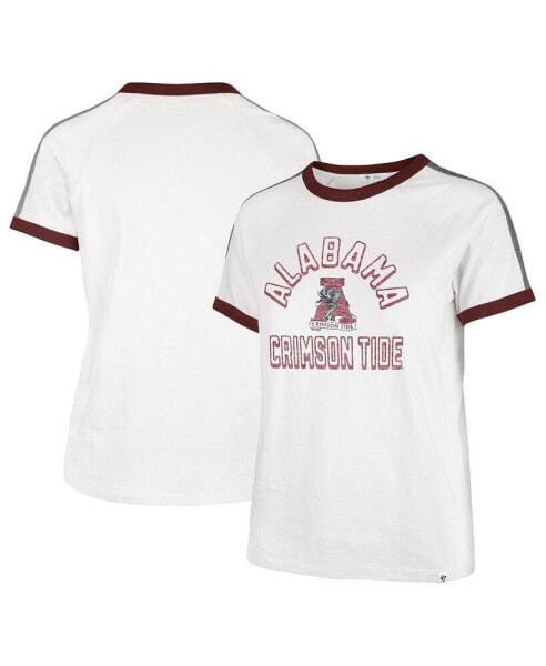Women's White Alabama Crimson Tide Sweet Heat Peyton T-shirt