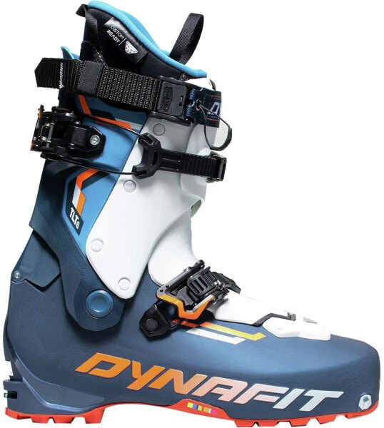 DYNAFIT M Tlt8 Expedition CR Boot Colour Block Blue/White, Men's Touring Ski Boots, Size EU 45 - Colour Poseidon - Fluo Orange