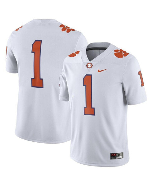 Men's Clemson Tigers #1 Away Game Jersey