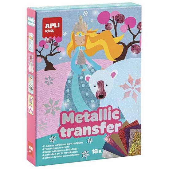 Игрушка развивающая APPLI Princess Metallic Transfer Stickers