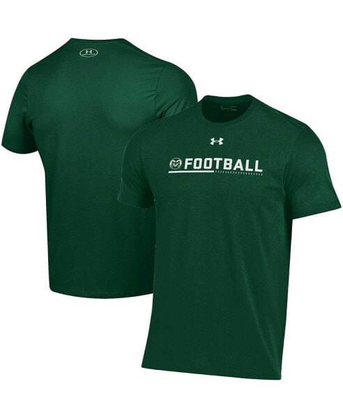Men's Green Colorado State Rams 2022 Sideline Football Performance Cotton T-shirt