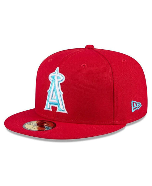 Men's Red Los Angeles Angels 2024 Father's Day 59FIFTY Fitted Hat