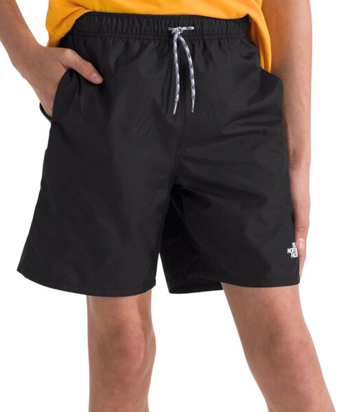 Big Boys Never Stop Woven Logo Shorts