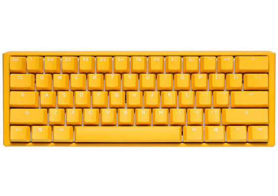 Ducky One 3 Yellow Mini - Mini - USB - Mechanical - RGB LED - Yellow