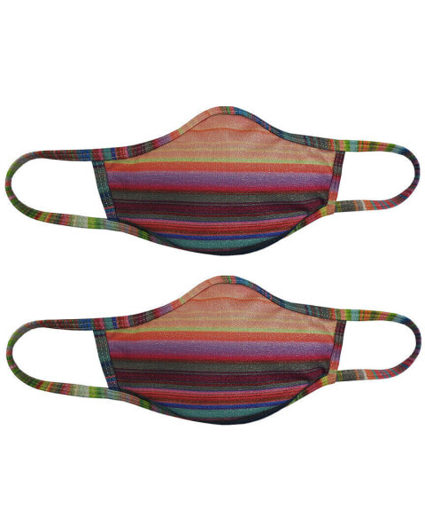 Pq Swim Set Of 2 Cloth Face Masks Women's O/S