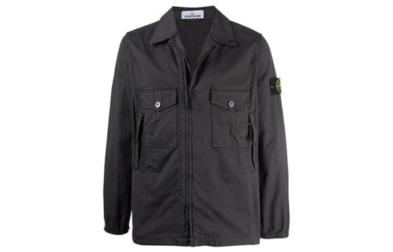 Куртка с карманом с логотипом STONE ISLAND FW21 751510610-V0065