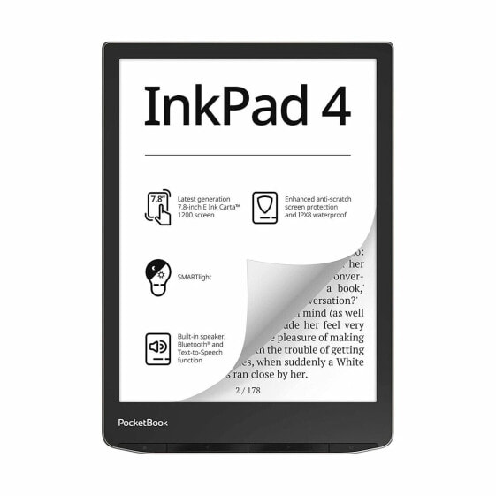 Электронная книга PocketBook InkPad 4 32 ГБ 7,8"