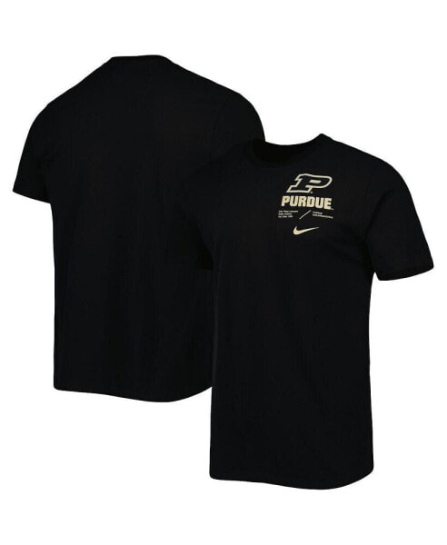 Men's Black Purdue Boilermakers Team Practice Performance T-shirt