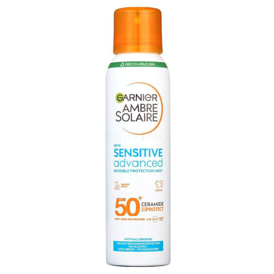 Garnier Ambre Solaire Sensitive Advanced Invisible Protection Mist SPF50+ 150 ml sonnenschutz wasserfest unisex