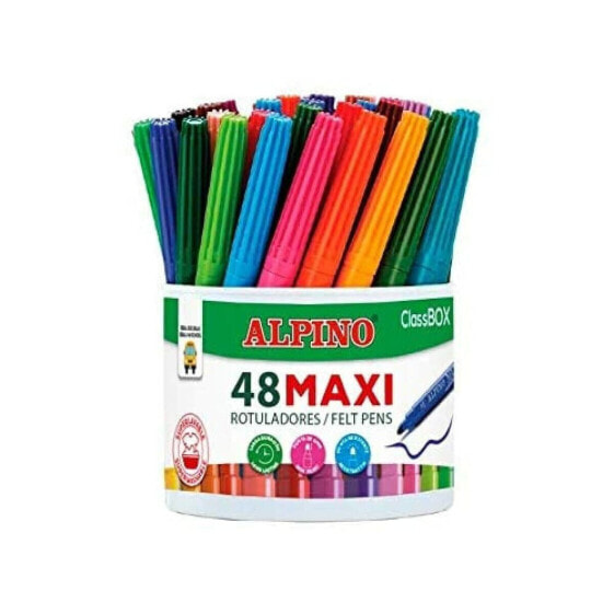 Набор маркеров Alpino ClassBOX Разноцветный 48 Предметы