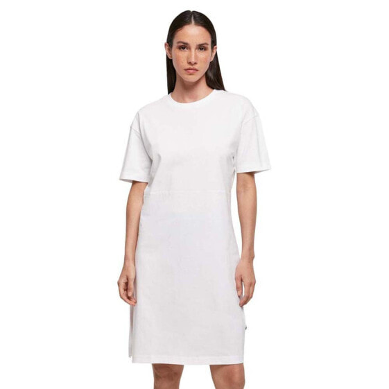 BUILD YOUR BRAND Organic Oversized Short Sleeve Short Dress