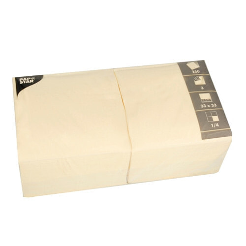 PAPSTAR 12478 - Cream - Tissue paper - Monochromatic - 46.5 g/m² - 330 mm - 330 mm