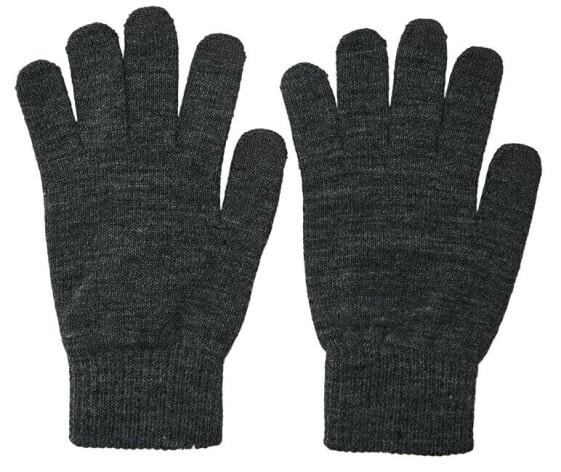 Women´s gloves VMVILDE SMARTPHONE FINGERGLOVES NOOS 10249161 Dark Grey Melange