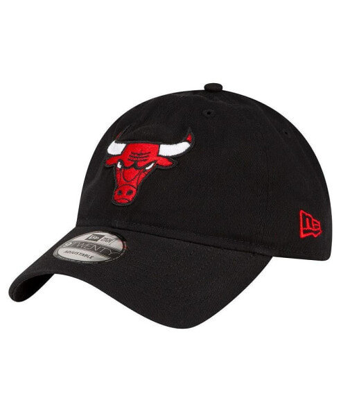 Men's Black Chicago Bulls Team 2.0 9TWENTY Adjustable Hat