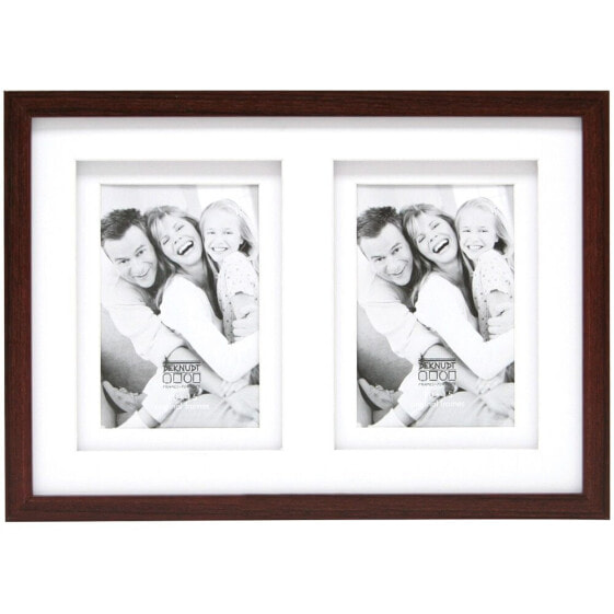 DEKNUDT S65KQ2 15x10 cm Wood With Passepartout Photo photo frame