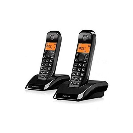 Беспроводный телефон Motorola S1202 Duo Черный/Белый