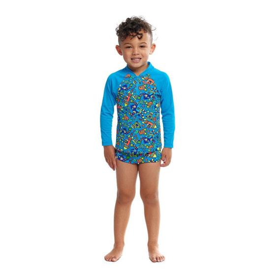 FUNKY TRUNKS Zippy Long Sleeve Rash Vest