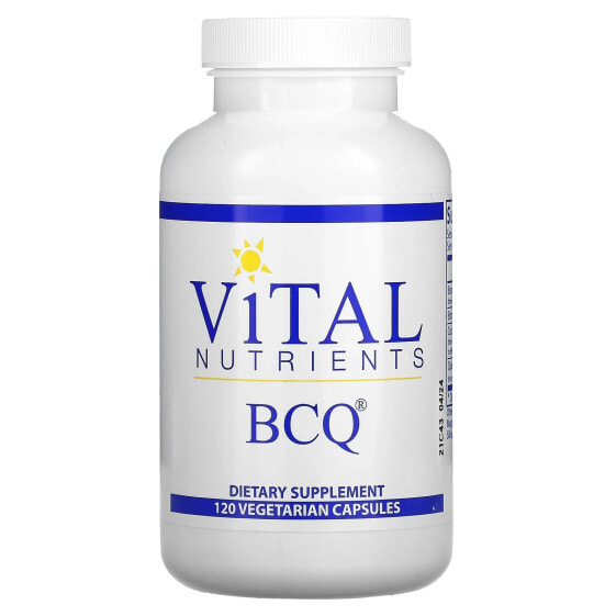 Витамины Vital Nutrients BCQ, 240 вегетарианских капсул