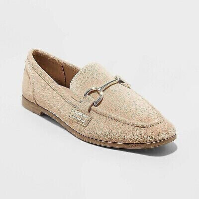 Women's Laurel Loafer Flats - A New Day Light Taupe 5.5W