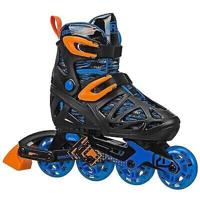 Роликовые коньки Roller Derby Tracer Adjustable для детей - черно-синие - M (2-5)