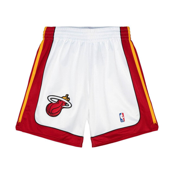 MITCHELL & NESS NBA WHITE SHORTS MIAMI HEAT 2005