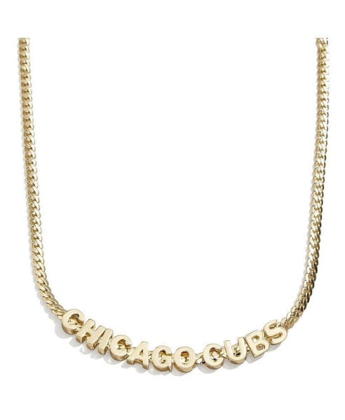 Baublebar women's Chicago Cubs Curb Necklace