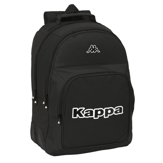 Школьный рюкзак Kappa Black Чёрный (32 x 42 x 15 cm)
