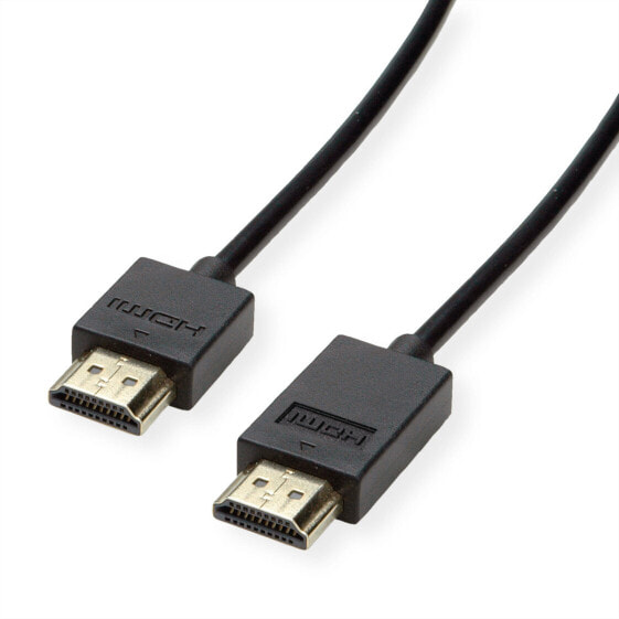 ROLINE 11.04.5913 - 3 m - HDMI Type A (Standard) - HDMI Type A (Standard) - 3D - 18 Gbit/s - Black