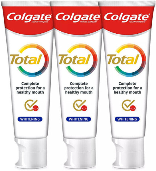 Зубная паста Colgate Total Whitening Trio 3 x 75 ml