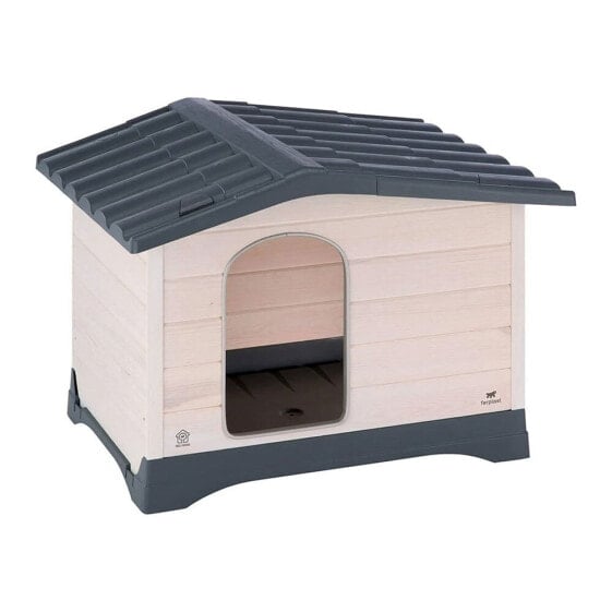 FERPLAST Lodge 90 88x72x66 cm Outdoor Resin/Wood Dog Kennel