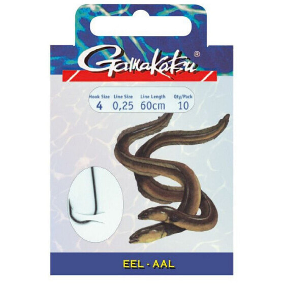 GAMAKATSU Booklet Eel 5013F Tied Hook 0.200 mm