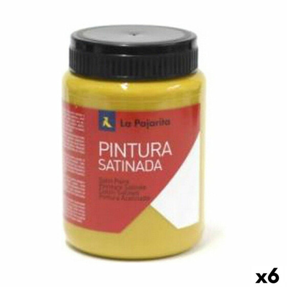 Tempera La Pajarita L-03 Oxide 6 Pieces Satin finish School Yellow