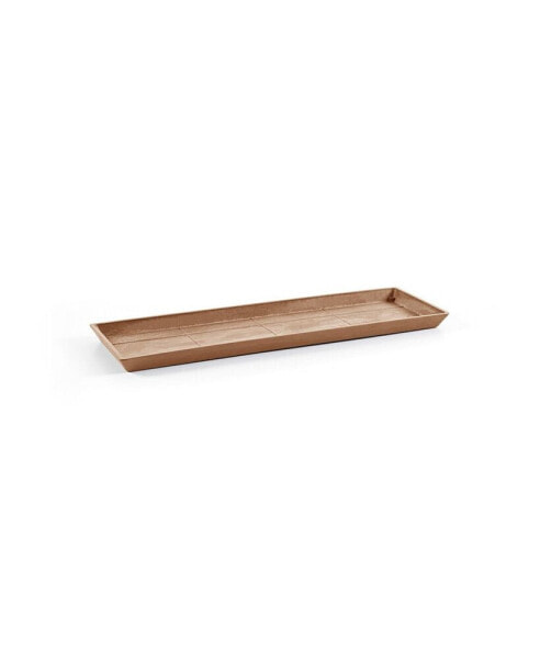 Modern Plastic Rectangular Planter Saucer, 17.7in