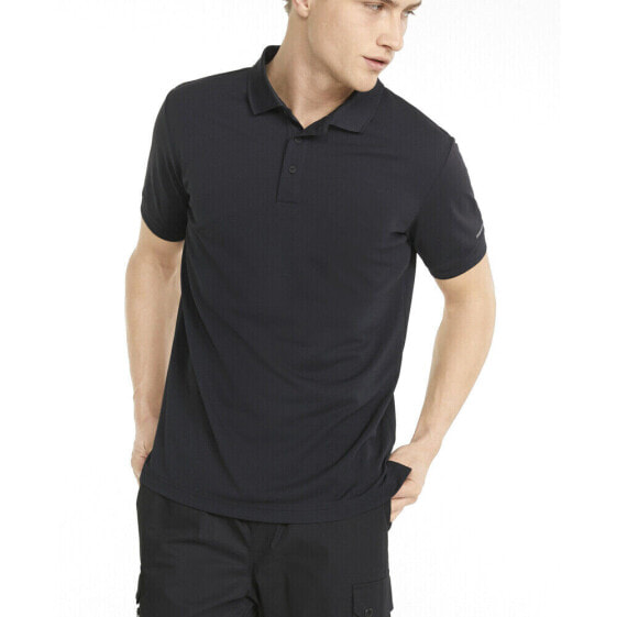 Puma Pd Short Sleeve Polo Shirt Mens Black Casual 53384301