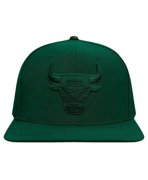 Men's Forest Green Chicago Bulls Tonal Logo Snapback Hat