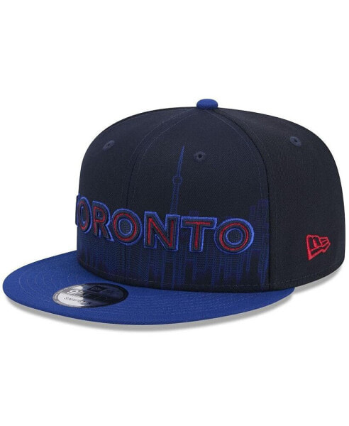 Men's Navy Toronto Blue Jays 2024 City Connect Alternate 9FIFTY Snapback Hat