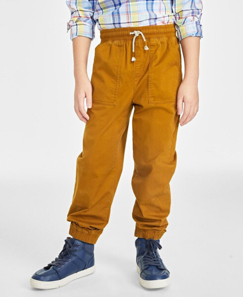 Big Boys Twill Jogger Pants, Created for Macy's